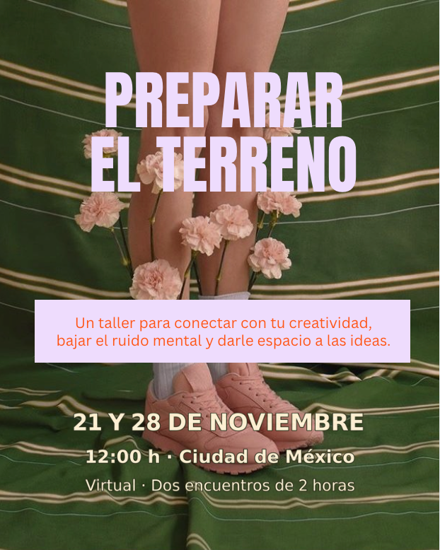 Taller de creatividad: preparar el terreno